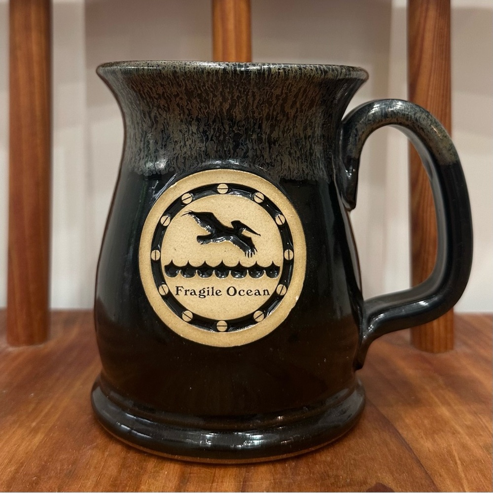 Sunset Hill Stoneware Coffee Mug Cup Fragile Ocean